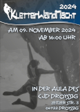 Kletterwandnacht 2024 Flyer