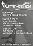 Kletterwandnacht 2024 Flyer