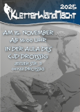 Kletterwandnacht 2025 Flyer