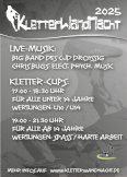 Kletterwandnacht 2025 Flyer